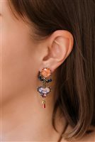 Pendientes Ayala Bar Mujer Amber Bloom in Aleación de Metal Cristallo R2522 - R2522